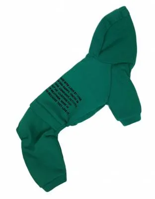 Костюм трьохнитка текст смарагдовий 8 D-146/8